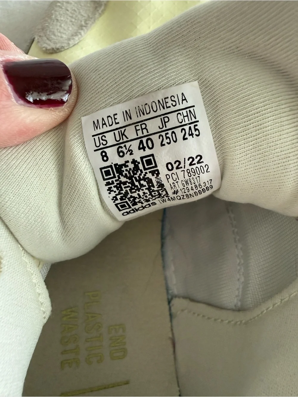 ADIDAS Yellow & White Athletic Sneakers